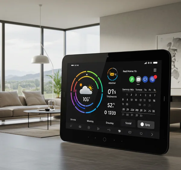 Đồng hồ kỹ thuật số thông minh được kết nối với IoT