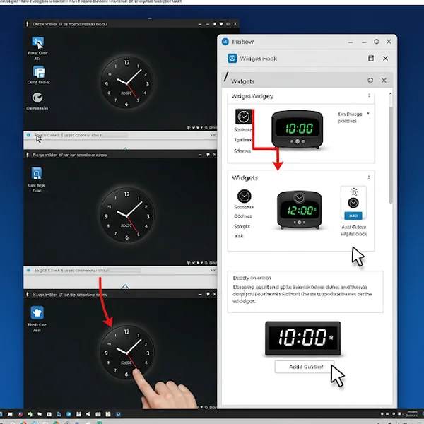 Adding digital clock widget to Windows 11 desktop