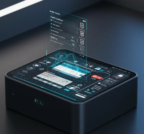 AI Digital Clock Predicting Time