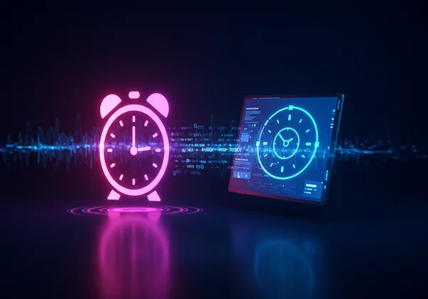 Abstrak na representasyon ng atomic time synchronization