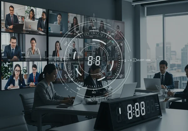 Global team collaboration with accurate synchronized time.